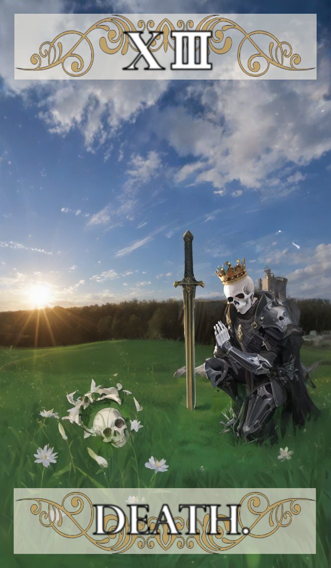 自作タロット「DEATH」のカード